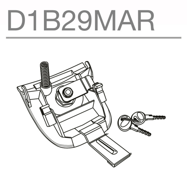 Shad Replacement Locking Mechanism - SH26/SH29